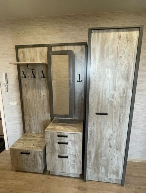 АМЕЛИ Прихожая (Дуб Юкон/Бетон темный) в Менделеевске - mendeleevsk.ok-mebel.com | фото 2