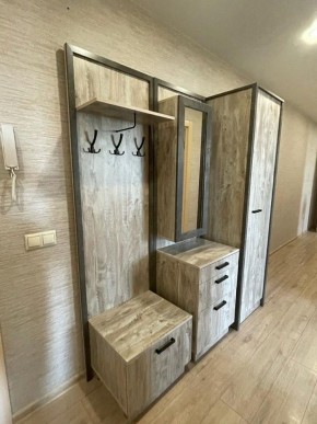 АМЕЛИ Прихожая (Дуб Юкон/Бетон темный) в Менделеевске - mendeleevsk.ok-mebel.com | фото 4