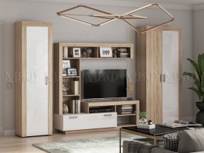 Ангара Пенал (Белый глянец/Сонома) в Менделеевске - mendeleevsk.ok-mebel.com | фото 3