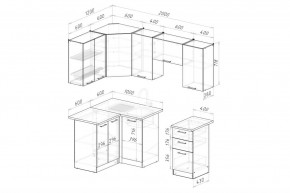 АСАЯ Кухонный гарнитур Оптима 5 (1200*2000 мм) в Менделеевске - mendeleevsk.ok-mebel.com | фото 2