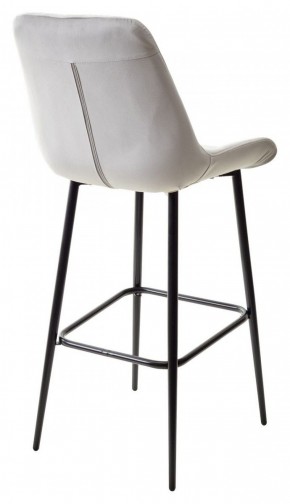 Барный стул ХОФМАН, цвет H-09 Светло-серый, велюр / черный каркас М-City в Менделеевске - mendeleevsk.ok-mebel.com | фото 6