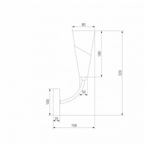 Бра Eurosvet Rhyton 60167/1 никель в Менделеевске - mendeleevsk.ok-mebel.com | фото 6