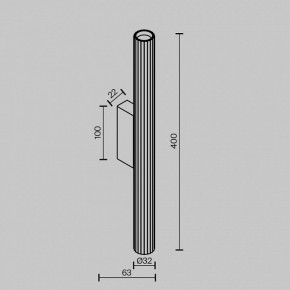 Бра Maytoni Calipso C082WL-12W2.7K-B в Менделеевске - mendeleevsk.ok-mebel.com | фото 4