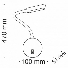 Бра Maytoni Stem C035WL-L3CH3K в Менделеевске - mendeleevsk.ok-mebel.com | фото 6