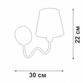 Бра Vitaluce V1848 V1848-8/1A в Менделеевске - mendeleevsk.ok-mebel.com | фото 6