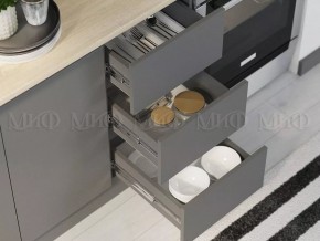 ЧЕЛСИ Кухонный гарнитур 2,0 м (Графит) в Менделеевске - mendeleevsk.ok-mebel.com | фото 2