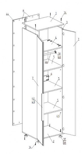 Детская "Лео" (модульная) в Менделеевске - mendeleevsk.ok-mebel.com | фото 9