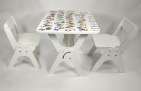 Детский растущий стол-парта и два стула Я САМ "Умка-Дуо" (Алфавит) в Менделеевске - mendeleevsk.ok-mebel.com | фото
