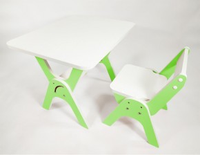 Детский растущий стол-парта и стул Я САМ "Умка" (Зеленый) в Менделеевске - mendeleevsk.ok-mebel.com | фото 1