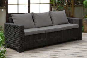 Диван Калифорния 3-х местный (California 3 Sofa), графит в Менделеевске - mendeleevsk.ok-mebel.com | фото