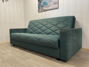 Диван Престиж-15 (НПБ+МДФ) велюр Sensey bottle green в Менделеевске - mendeleevsk.ok-mebel.com | фото 3