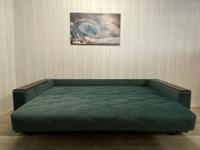Диван Престиж-15 (НПБ+МДФ) велюр Sensey bottle green в Менделеевске - mendeleevsk.ok-mebel.com | фото 4