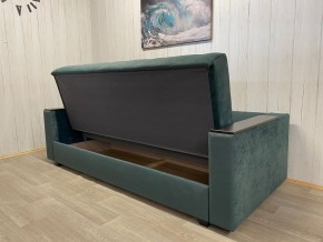 Диван Престиж-15 (НПБ+МДФ) велюр Sensey bottle green в Менделеевске - mendeleevsk.ok-mebel.com | фото 5