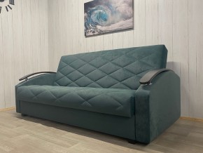 Диван Престиж-16 (НПБ+МДФ) велюр Sensey bottle green в Менделеевске - mendeleevsk.ok-mebel.com | фото 4