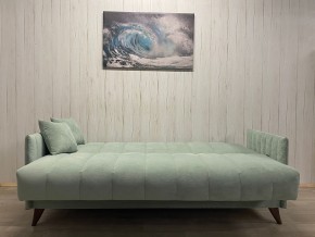 Диван Престиж-3 (НПБ) велюр Sensey mist green в Менделеевске - mendeleevsk.ok-mebel.com | фото 3