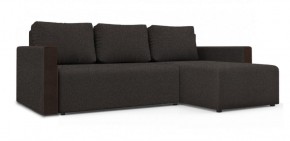 Диван угловой Алиса 3 Bahama GRAFIT - Teos Dark Brown в Менделеевске - mendeleevsk.ok-mebel.com | фото