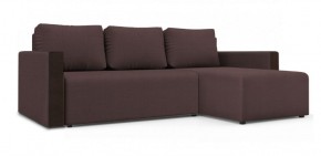Диван угловой Алиса 3 Vital JAVA - Teos Dark Brown в Менделеевске - mendeleevsk.ok-mebel.com | фото
