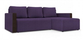 Диван угловой Алиса 3 Vital VIOLET - Teos Dark Brown в Менделеевске - mendeleevsk.ok-mebel.com | фото