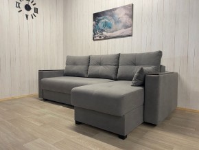 Диван угловой Комфорт-3 (НПБ+МДФ) велюр Galaxy Lite 26 в Менделеевске - mendeleevsk.ok-mebel.com | фото 2
