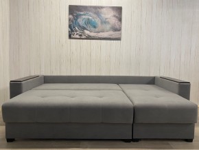 Диван угловой Комфорт-3 (НПБ+МДФ) велюр Galaxy Lite 26 в Менделеевске - mendeleevsk.ok-mebel.com | фото 4