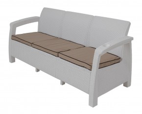 Диван Yalta Premium Sofa 3 Set (Ялта) белый (+подушки под спину) в Менделеевске - mendeleevsk.ok-mebel.com | фото 1