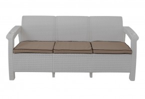 Диван Yalta Premium Sofa 3 Set (Ялта) белый (+подушки под спину) в Менделеевске - mendeleevsk.ok-mebel.com | фото 2