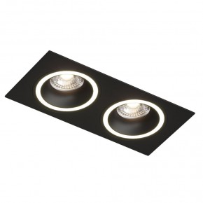 DK2062-BK Встраиваемый светильник, IP 20, до 15 Вт, GU10, LED, черный, алюминий в Менделеевске - mendeleevsk.ok-mebel.com | фото