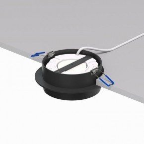 DK2090-BK Встраиваемый светильник FLAT, IP 20, до 15 Вт, GX53, LED, черный, алюминий в Менделеевске - mendeleevsk.ok-mebel.com | фото 4