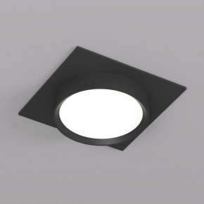 DK2091-BK Встраиваемый светильник FLAT, IP 20, до 15 Вт, GX53, LED, черный, алюминий в Менделеевске - mendeleevsk.ok-mebel.com | фото