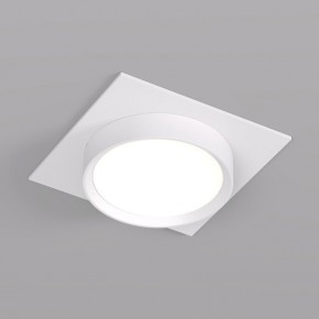 DK2091-WH Встраиваемый светильник FLAT, IP 20, до 15 Вт, GX53, LED, белый, алюминий в Менделеевске - mendeleevsk.ok-mebel.com | фото 3