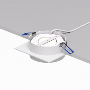 DK2091-WH Встраиваемый светильник FLAT, IP 20, до 15 Вт, GX53, LED, белый, алюминий в Менделеевске - mendeleevsk.ok-mebel.com | фото 4