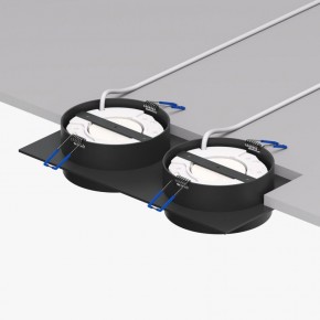 DK2092-BK Встраиваемый светильник FLAT, IP 20, до 15 Вт, GX53, LED, черный, алюминий в Менделеевске - mendeleevsk.ok-mebel.com | фото 2