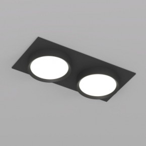DK2092-BK Встраиваемый светильник FLAT, IP 20, до 15 Вт, GX53, LED, черный, алюминий в Менделеевске - mendeleevsk.ok-mebel.com | фото 4