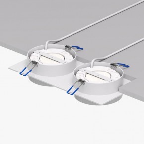 DK2092-WH Встраиваемый светильник FLAT, IP 20, до 15 Вт, GX53, LED, белый, алюминий в Менделеевске - mendeleevsk.ok-mebel.com | фото 4