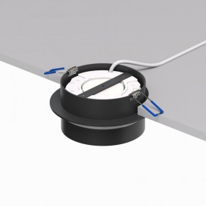 DK2100-BK Встраиваемый светильник NIKO, IP 20, до 15 Вт, GX53, LED, черный, акрил, алюминий в Менделеевске - mendeleevsk.ok-mebel.com | фото 4