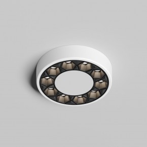 DK2440-WB Встраиваемый светильник DUAL 5+5 Вт, LED 4000K, IP 20, d90mm, белый/черный, алюминий/акрил в Менделеевске - mendeleevsk.ok-mebel.com | фото 3