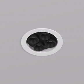 DK2510-WB Встраиваемый светильник SPACE со светодиодом d65 220V 8W 38° 4000К IP20 белый/черный алюминий в Менделеевске - mendeleevsk.ok-mebel.com | фото 2