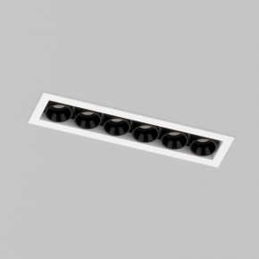DK2514-WB Встраиваемый светильник SPACE со светодиодом L126mm 220V 10W 38° 4000К IP20 белый/черный алюминий в Менделеевске - mendeleevsk.ok-mebel.com | фото 2