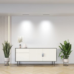 DK2515-WB Встраиваемый светильник SPACE со светодиодом L240mm 220V 20W 38° 4000К IP20 белый/черный алюминий в Менделеевске - mendeleevsk.ok-mebel.com | фото 7