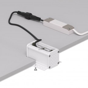 DK2530-WB Встраиваемый светильник SPACE со светодиодом под шпатлевку L69mm 220V 6W 38° 4000К IP20 белый/черный алюминий в Менделеевске - mendeleevsk.ok-mebel.com | фото 5