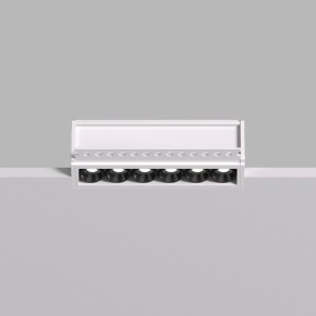 DK2531-WB Встраиваемый светильник SPACE со светодиодом под шпатлевку L126mm 220V 10W 38° 4000К IP20 белый/черный алюминий в Менделеевске - mendeleevsk.ok-mebel.com | фото 3
