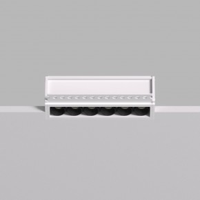 DK2531-WB Встраиваемый светильник SPACE со светодиодом под шпатлевку L126mm 220V 10W 38° 4000К IP20 белый/черный алюминий в Менделеевске - mendeleevsk.ok-mebel.com | фото 4