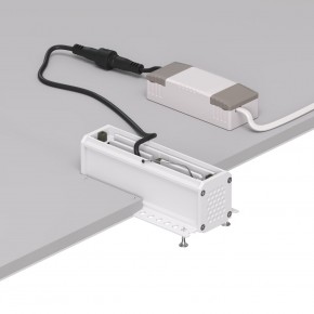 DK2531-WB Встраиваемый светильник SPACE со светодиодом под шпатлевку L126mm 220V 10W 38° 4000К IP20 белый/черный алюминий в Менделеевске - mendeleevsk.ok-mebel.com | фото 5