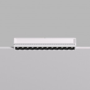 DK2532-WB Встраиваемый светильник SPACE со светодиодом под шпатлевку L240mm 220V 20W 38° 4000К IP20 белый/черный алюминий в Менделеевске - mendeleevsk.ok-mebel.com | фото 3