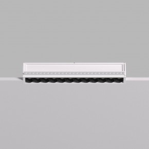DK2532-WB Встраиваемый светильник SPACE со светодиодом под шпатлевку L240mm 220V 20W 38° 4000К IP20 белый/черный алюминий в Менделеевске - mendeleevsk.ok-mebel.com | фото 4