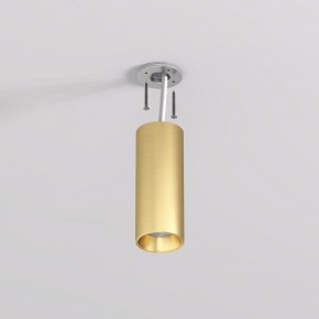 DK2615-SB Накладной светильник SHINE TUBE со светодиодом, D45*H115, IP20, 3000К, 7W, RA?90, сатинированная латунь, алюминий в Менделеевске - mendeleevsk.ok-mebel.com | фото 3