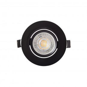 DK3020-BK Встраиваемый светильник, IP 20, 10 Вт, GU5.3, LED, черный, пластик в Менделеевске - mendeleevsk.ok-mebel.com | фото
