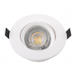 DK3020-WH Встраиваемый светильник, IP 20, 10 Вт, GU5.3, LED, белый, пластик в Менделеевске - mendeleevsk.ok-mebel.com | фото 4