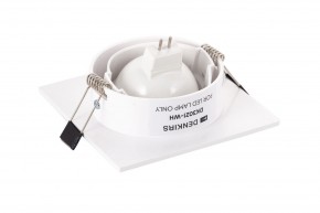 DK3021-WH Встраиваемый светильник, IP 20, 10 Вт, GU5.3, LED, белый, пластик в Менделеевске - mendeleevsk.ok-mebel.com | фото 4
