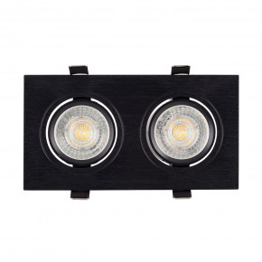 DK3022-BK Встраиваемый светильник, IP 20, 10 Вт, GU5.3, LED, черный, пластик в Менделеевске - mendeleevsk.ok-mebel.com | фото 2